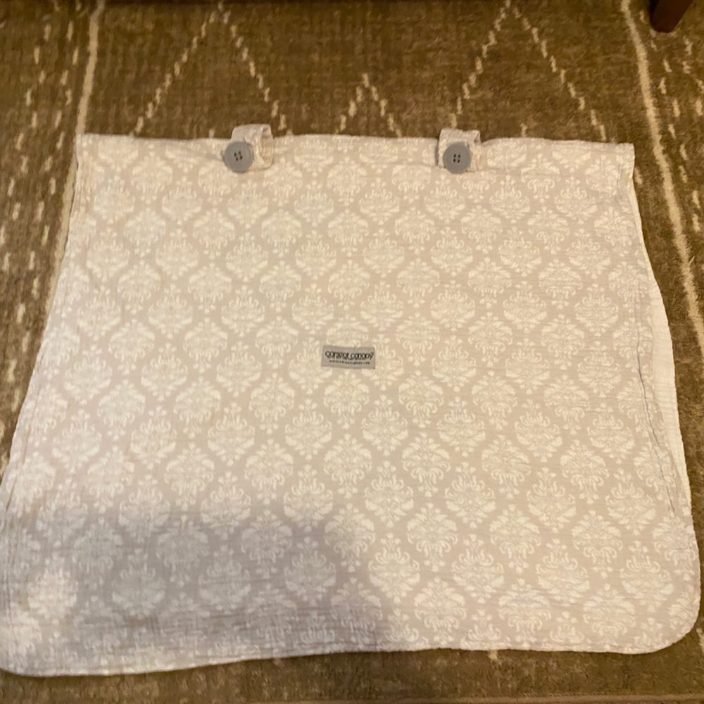 Soft muslin car seat cover